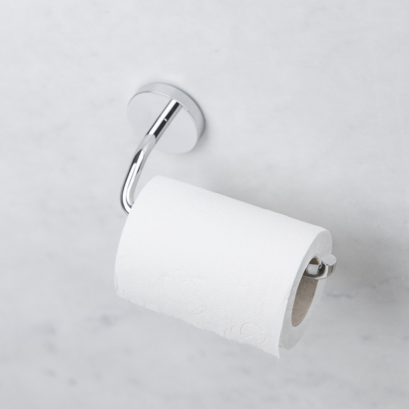 Calm - Toilet paper holder - Polished chrome