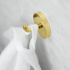 Calm - Single hook - Polished brass Calm - Single hook - Polished brass