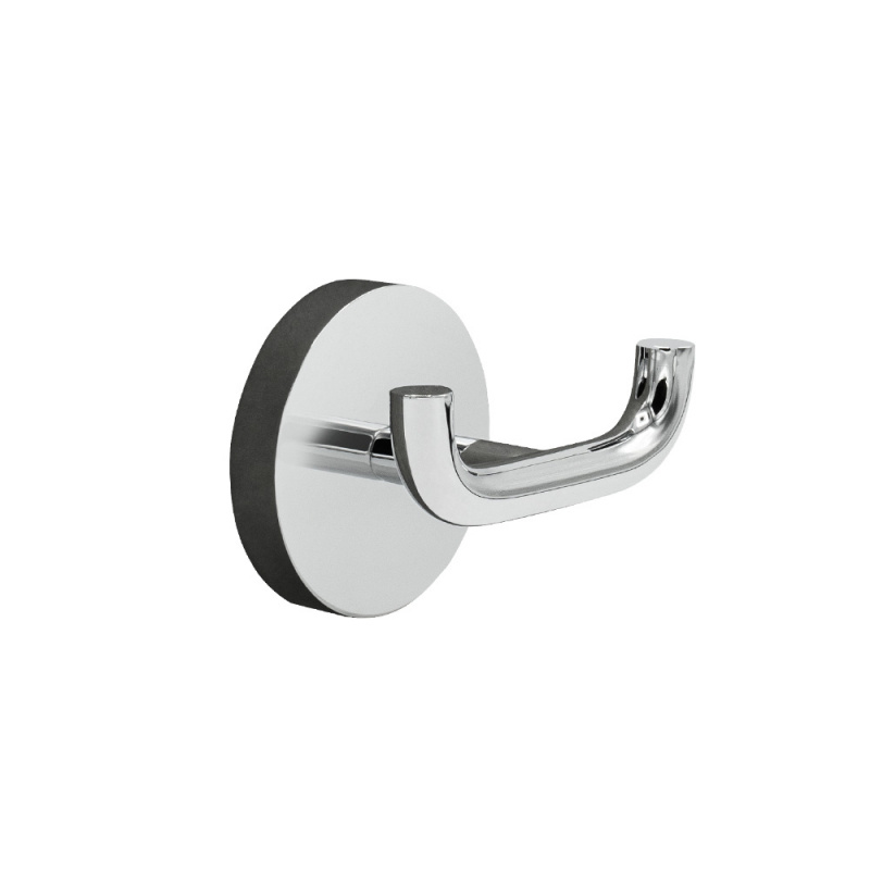 Calm - Double hook - Polished chrome