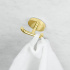 Calm - Double hook - Polished brass Calm - Double hook - Polished brass