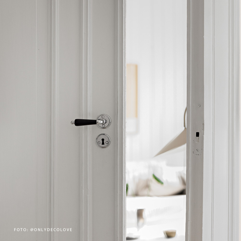 Door Handle Balder - Chrome/black