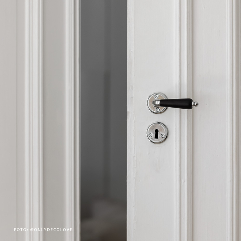 Door Handle Balder - Chrome/black