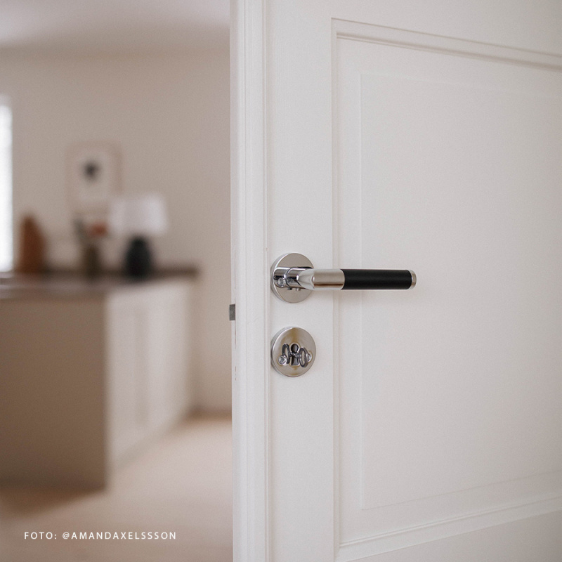 Door Handle Koster - Chrome/black