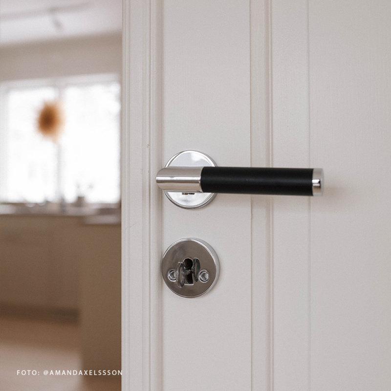 Door Handle Koster - Chrome/black