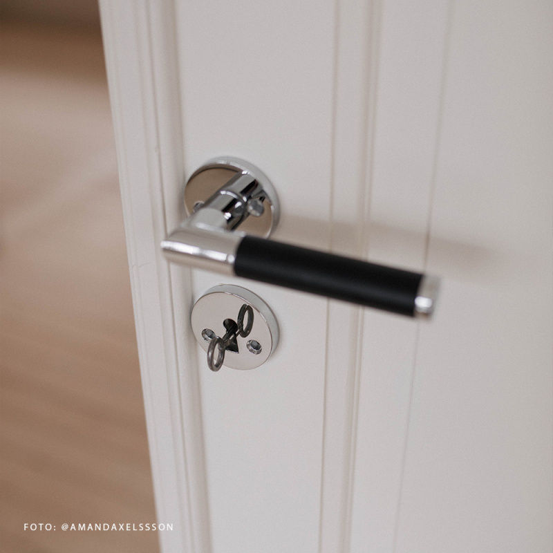 Door Handle Koster - Chrome/black