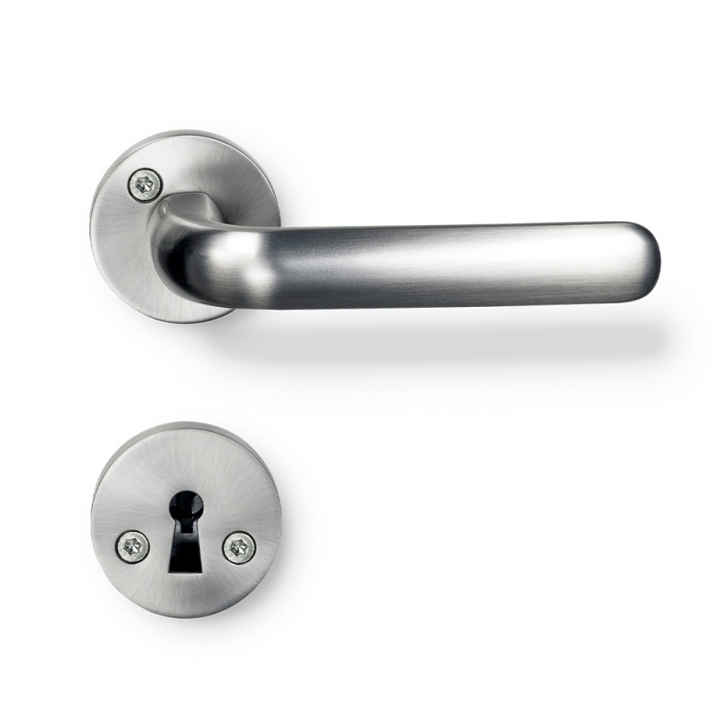 Door Handle Zermatt - Stainless Steel Look
