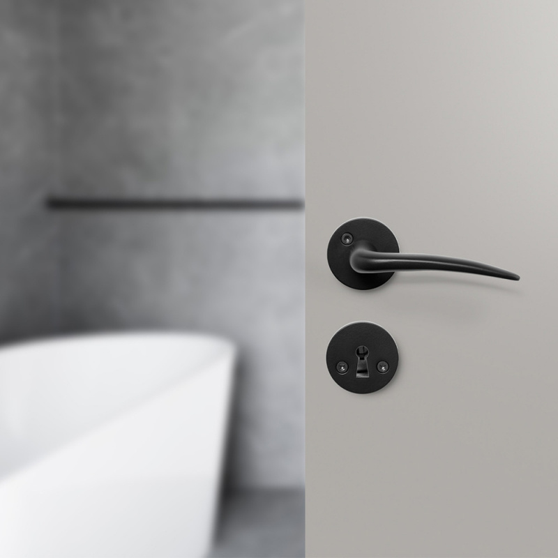 Door Handle Skagen - Matt Black