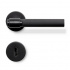 Door handle Helix 200 - Scandinavian standard - Matt Black Door handle Helix 200 - Scandinavian standard - Matt Black