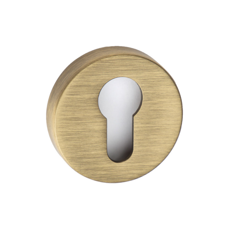 Key plate R-E - Antique bronze