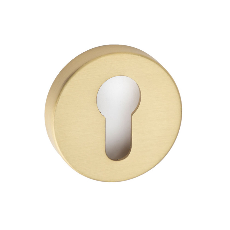 Key plate R-E - Brushed brass