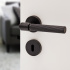  Door handle Helix 200 Stripe - European standard - Matt Black