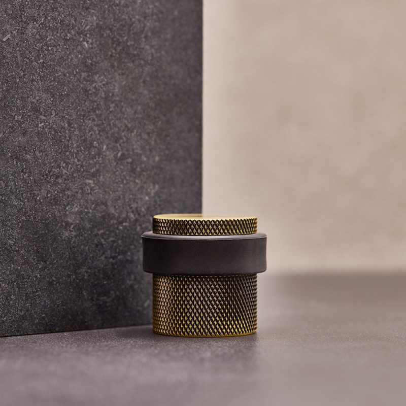 Door stop Helix - Antique brons