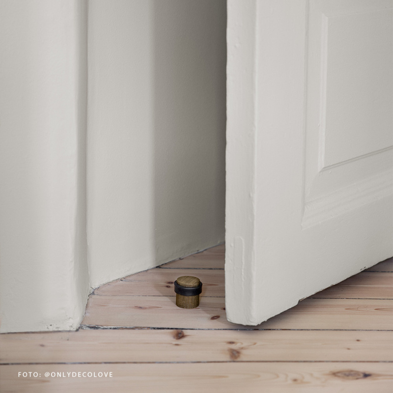 Door Stop Helix Stripe - Antique Bronze