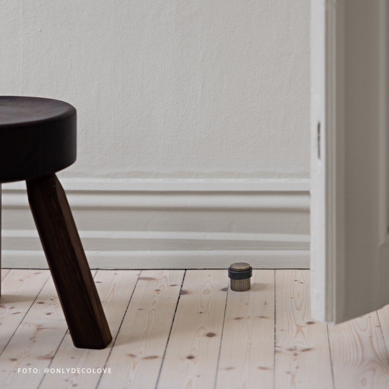 Door Stop Helix Stripe - Antique Bronze