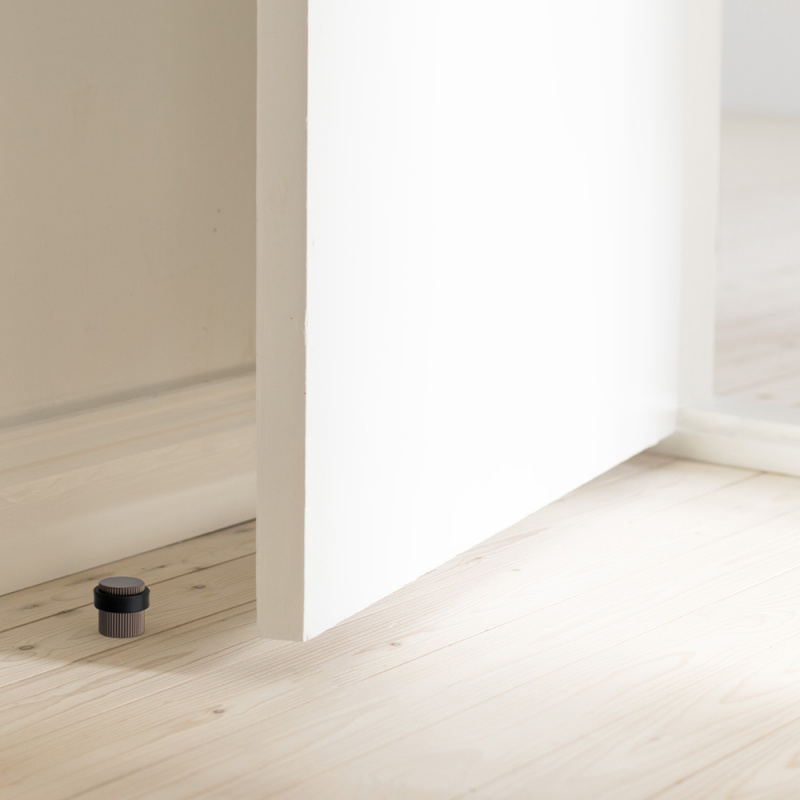 Door Stop Helix  Stripe - Dark bronze