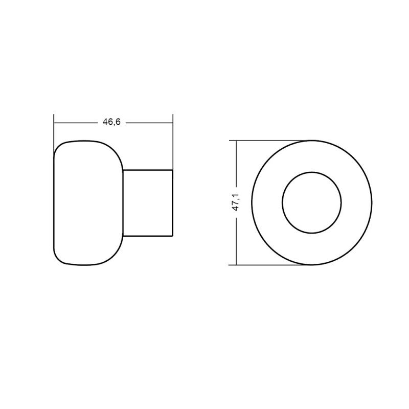 Door Stop Buggy - Matt black