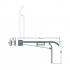 Armrest for toilet - 40130 - Stainless Steel