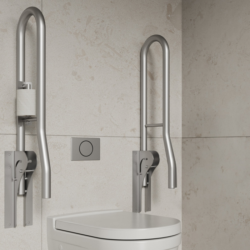 Armrest for toilet 40134 - Stainless Steel