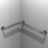 Grab bars for corners - Stainless Steel
