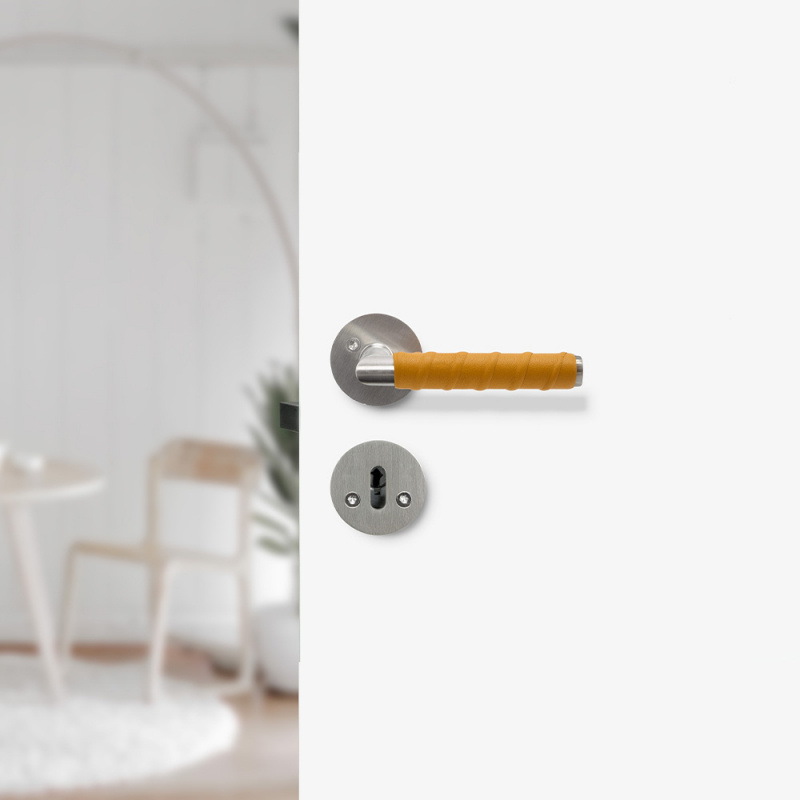 Door Handle Kastrup 04 - Stainless steel/nature