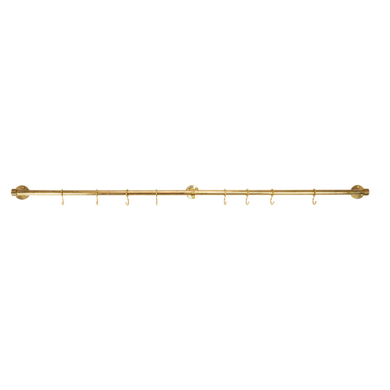 Extension rod Aveny - 600mm - Polished Untreated Brass