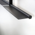 Bathroom mirror IO with lighting and shelves - Black Bathroom mirror IO with lighting and shelves - Black