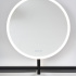 Bathroom mirror IO with lighting and shelves - Black Bathroom mirror IO with lighting and shelves - Black