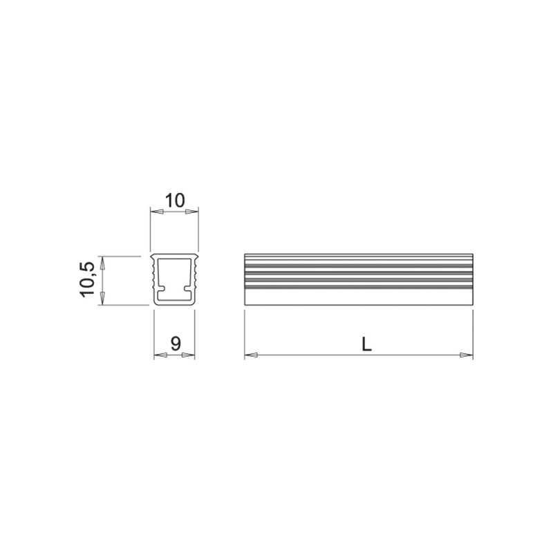 LED-profile Apex - 2000mm