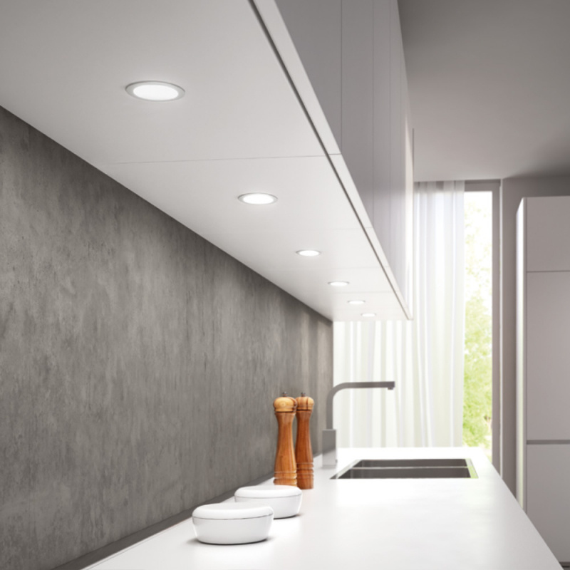 LED-spot Atom D-M - Stainless steel look