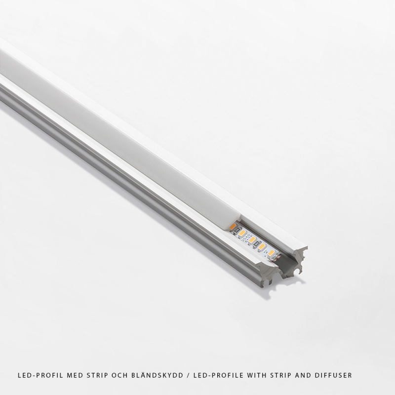 LED-profile 8112 - Aluminium