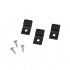 Mounting clips Tuby - Black - 3-pack Mounting clips Tuby - Black - 3-pack