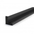 LED-profile Systema SHE D-M - Matte black LED-profile Systema SHE D-M - Matte black