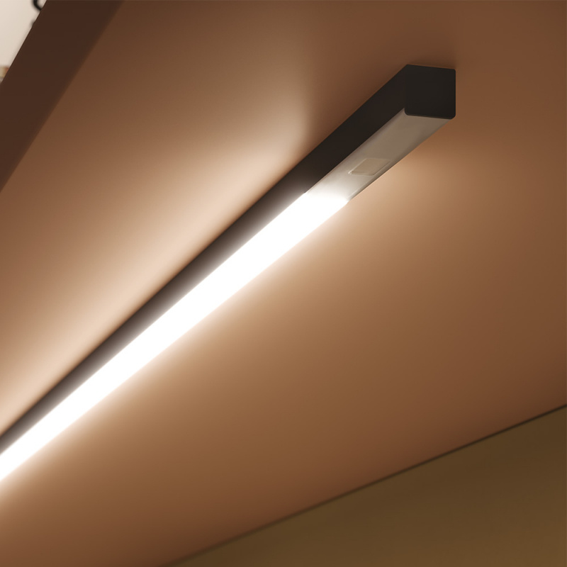 Glare Shield Nexus Night & Day - Surface-Mounted - 2000mm - Black