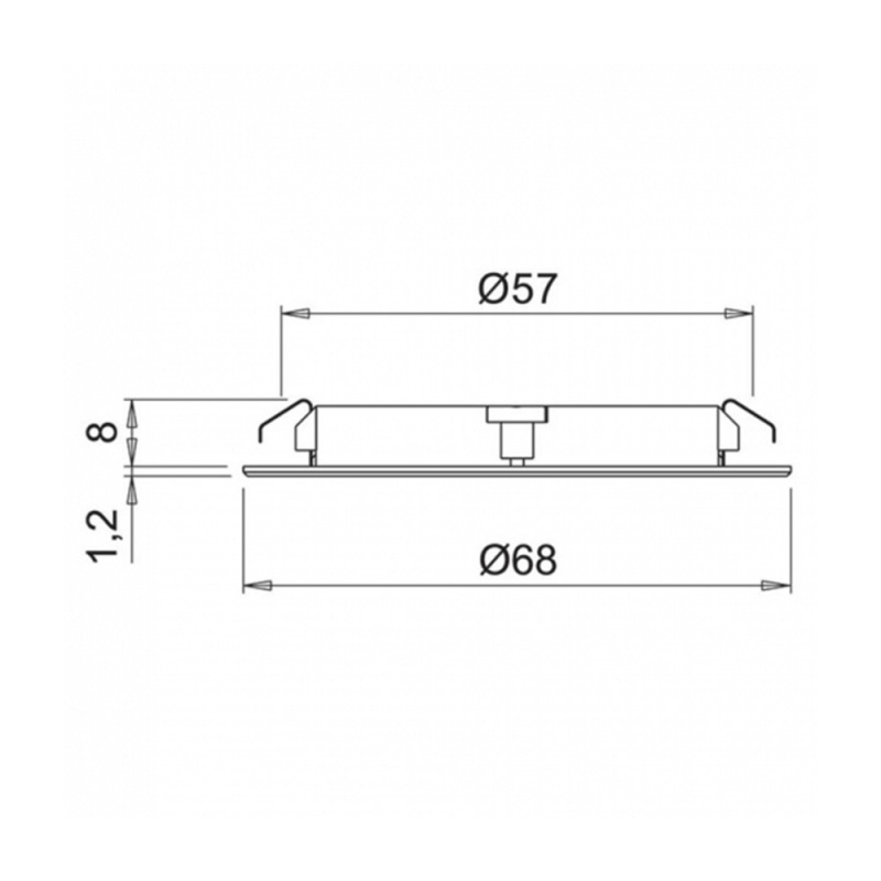 LED-spot Atom - Stainless Steel