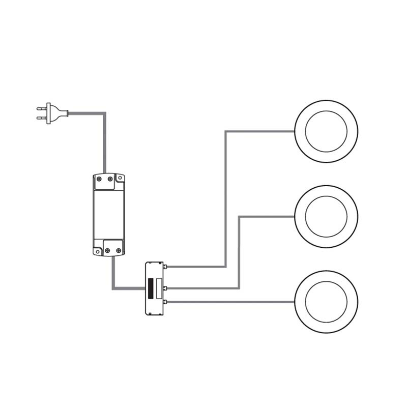 LED-spot Atom - Black