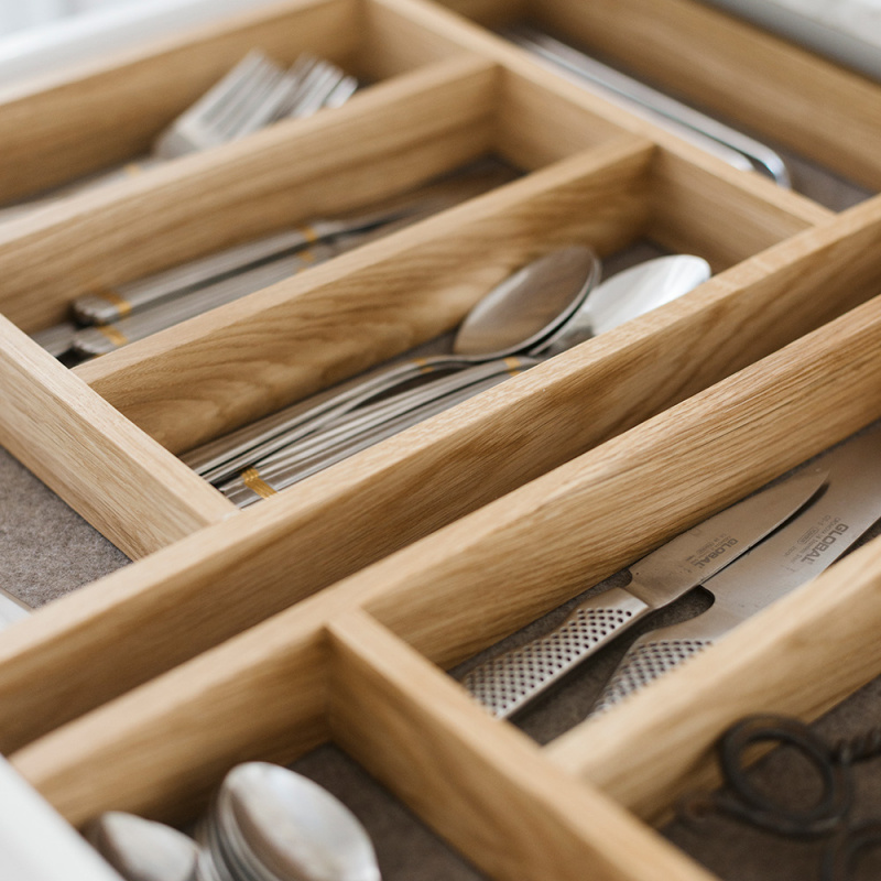 Cutlery insert Robur - Oak
