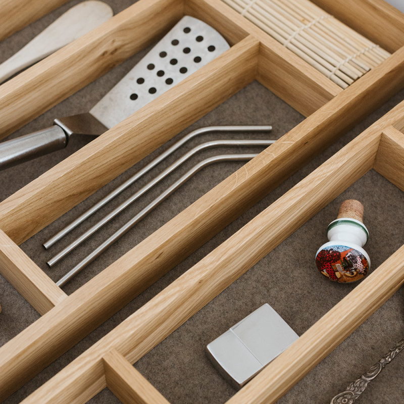 Cutlery insert Robur - Oak