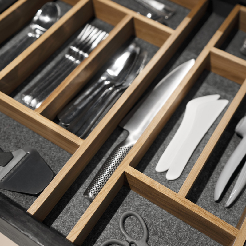 Cutlery insert Robur - Oak