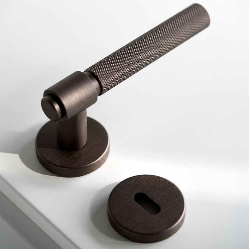Door handle Helix 200 - Dark bronze