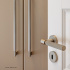 Door handle Helix 200 Stripe - Stainless steel look
