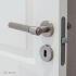 Door handle Helix 200 Stripe - Stainless steel look