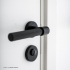 Door handle Helix 200 Stripe - Matt Black