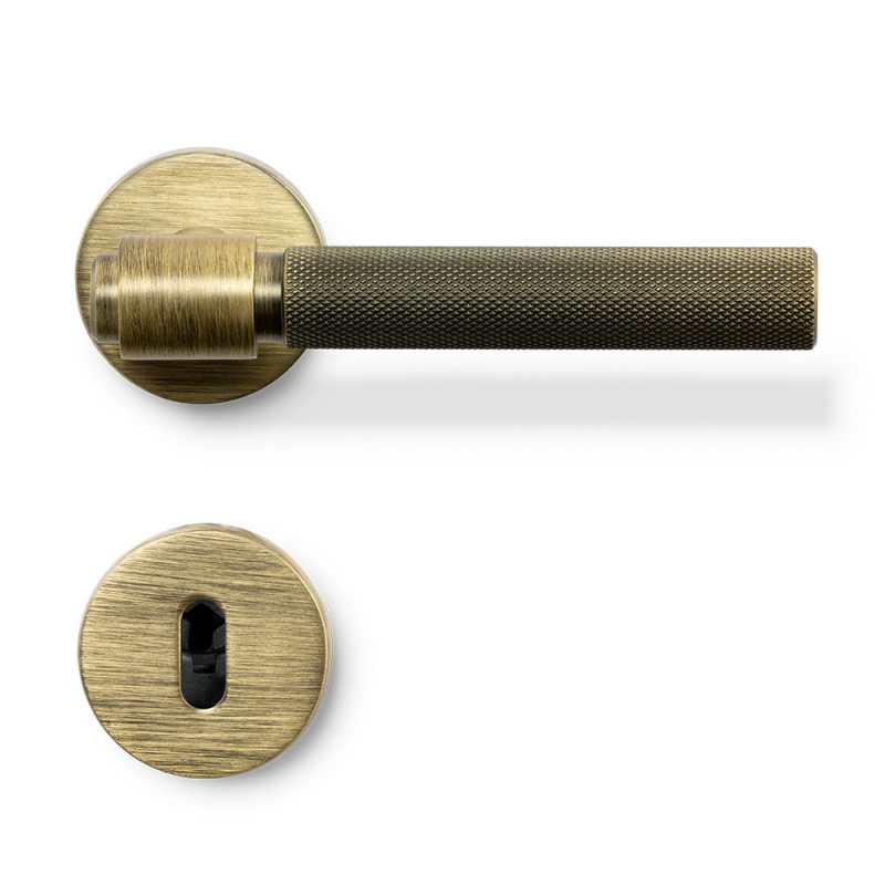 Door handle Helix 200 - Antique bronze