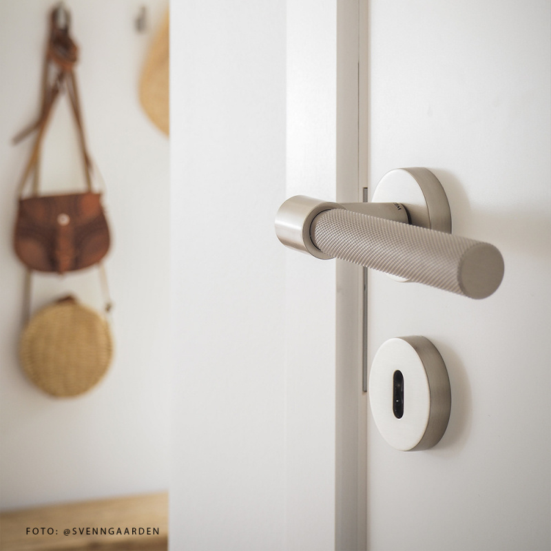 Door handle Helix 200 - Stainless steel look