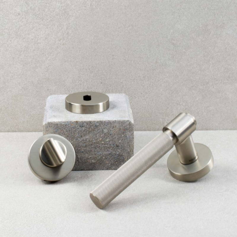 Door handle Helix 200 - Stainless steel look