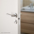 Door handle Tavira - Stainless steel look