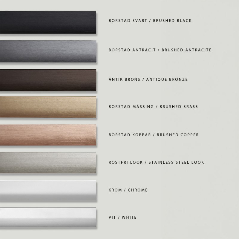 Profile handle Edge Straight - Brushed antracite