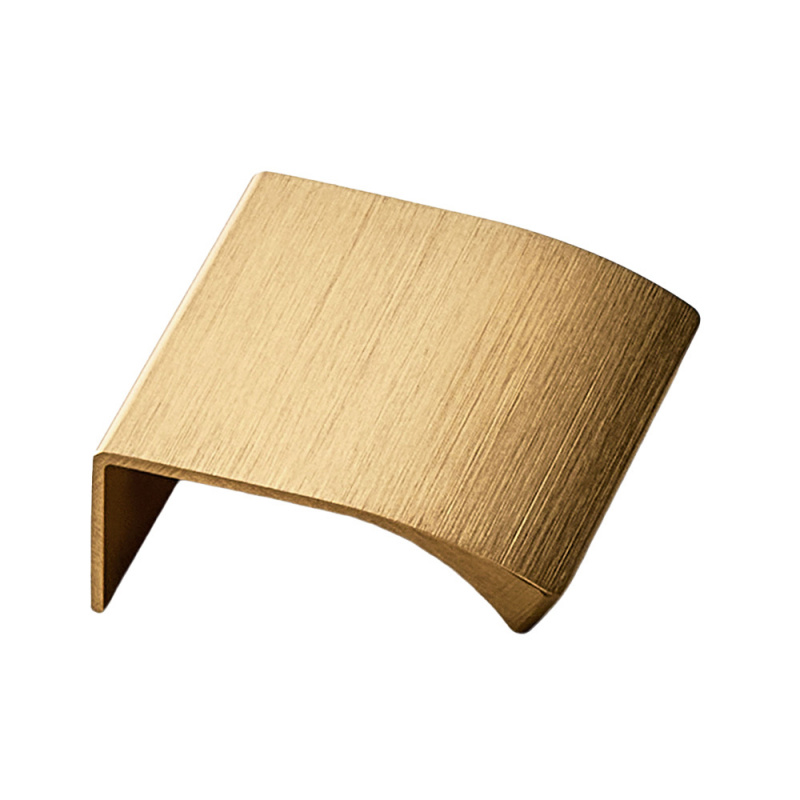 Profile handle Edge Straight - Brushed brass