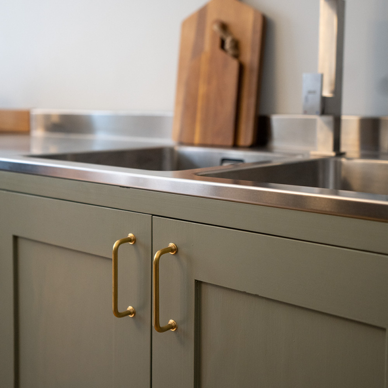 Handle 1353 - Untreated Brass