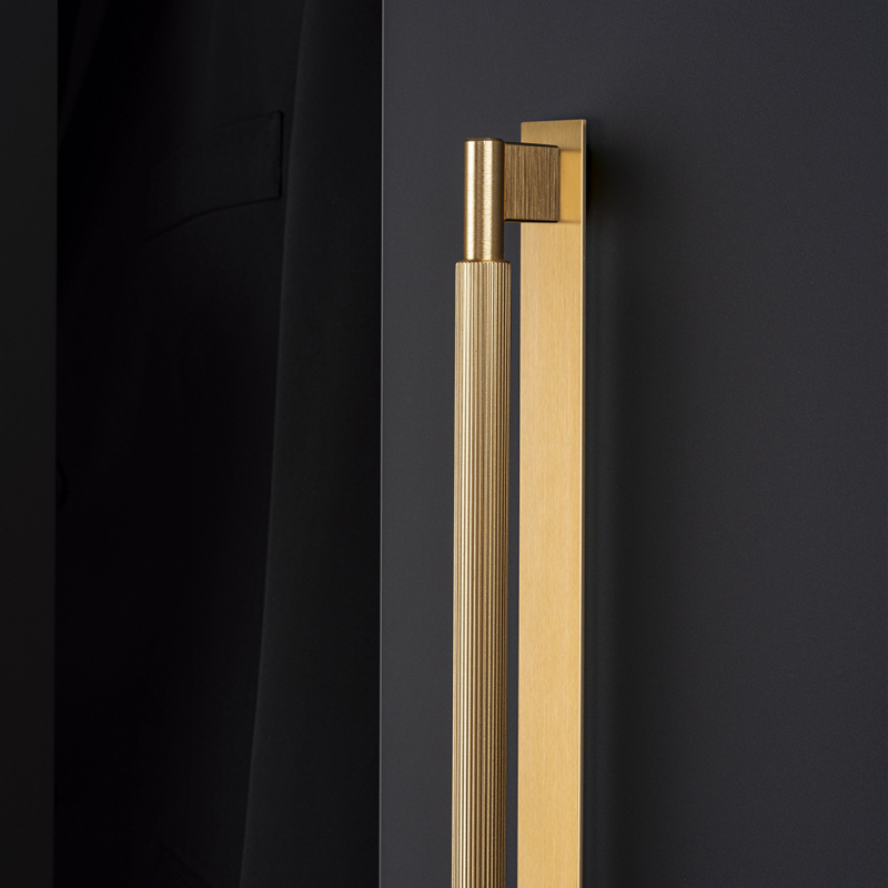 Handle Arpa - Blackplate - Stainless steel look